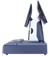 CITAQ-Terminal POS todo en uno T80P Android, pantalla táctil Dual de 15,6 ", para restaurante, caja registradora, Catering, impresora térmica