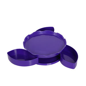 Plateau roulant en plastique Offre Spéciale multifonction personnalisé Plateau manuel de style moderne Rangement pour accessoires pour fumeurs - Product Image 4