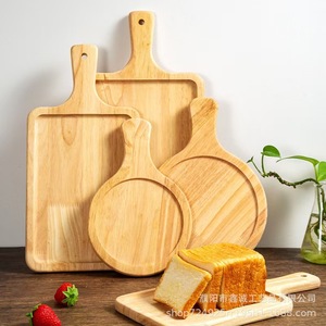 Wooden Cutting Board Set Round Square Serving <b>Tray</b> For Kitchen Party Food Display - Product Image 2