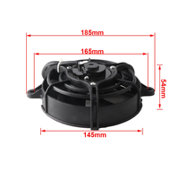 Kit de refroidissement moteur à eau avec ventilateur 12V pour HONDA CBR400 NC29 CBR29 Moto Quad 4x4 ATV UTV Accessoire