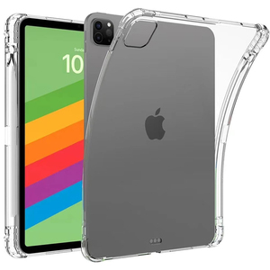 Étui souple en TPU pour <span class=keywords><strong>iPad</strong></span> <span class=keywords><strong>Pro</strong></span> 11 pouces (2024/2025) étui transparent ultra-mince <span class=keywords><strong>stylet</strong></span> porte-crayon fente mince dos clair housse de protection - Product Image 1