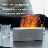 Humidificateur Électronique Intelligent USB à Évaporation, Ion Négatif, Design Coloré pour Bureau, Flamme Artificielle, Machine d'Aromathérapie pour Voiture et Camping-car