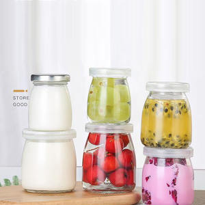 Scooscope — gobelet avec couvercle, étiquette privée, <span class=keywords><strong>100ml</strong></span> 200ml, pour du lait clair, pouding, gelée, yaourt, Mousse, tasse en verre - Product Image 2