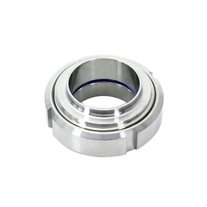 304 Stainless Steel Welded Union DIN Standard Round External Thread Sanitary Grade <b>Pipe</b> Fitting - Product Image 2