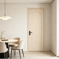 Portes intérieures battantes en MDF écologique, isolation acoustique, finition résistante à l'eau, design moderne, chambre à coucher, résidentiel, commercial
