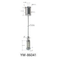 Kits de suspension de fil en acier inoxydable, casque de haute qualité, résistant à la chaleur, avec poignée de câble réglable