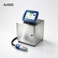 Printer Inkjet Kontinu AX550i Printhead XP600 1200 dpi Tinta Dye Satu Warna Mesin Pengkodean Kemasan Makanan Industri