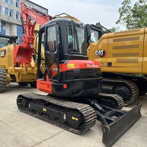 Mini-excavatrice sur chenilles Kubota KX155 d'occasion, faible nombre d'heures de travail, haute qualité, hydraulique - Product Image 2