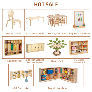 Juego de literas de madera para preescolar, ruedas de cuna de dos pisos Montessori, para guardería, dormitorio, comedor, extraíble - Product Image 6