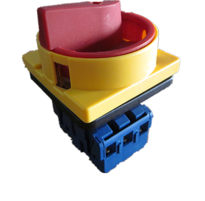 Original DE-LIXI LW26GS-20/04M2 <b>Padlockable</b> Rotary Cam Switch 20A 4P LOTO Main Disconnect with Mount - Product Image 5