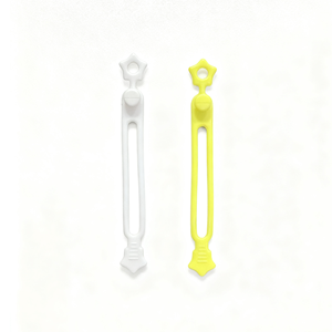 Nouvelles attaches-câbles magnétiques en silicone réutilisables, étanches, écologiques, minimalistes, multifonctionnelles, réglables et élastiques pour la gestion des chargeurs - Product Image 2
