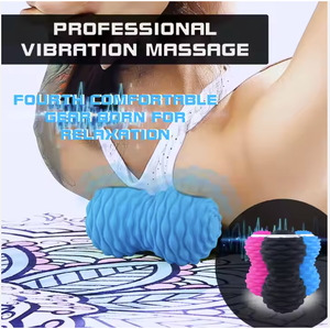 Tập Thể Dục Mềm Silicon Tay Mang Theo Yoga Điện Rung Tập Thể Dục Cường Độ Cao Bọt Lăn Đậu Phộng Kit Massage - Product Image 3