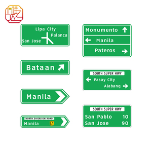 علامات إشارة المرور مصنوعة باستخدام لوحة الألومنيوم + تكنولوجيا الأغشية العاكسة ، مع عمر خدمة طويل. - Product Image 1