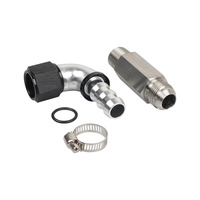 Kit de mise à niveau des raccords de tuyau de chauffage TF-1024 pour Dodge Ram 6.7L Cummins 2007 - Adaptateur de conversion 10AN, raccord coudé et collier de serrage