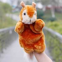 Marionnettes en peluche d'écureuil personnalisées de haute qualité, ensembles de jouets en peluche, jouets en peluche apaisants pour bébés, animaux en peluche pour enfants, Halloween