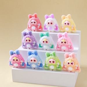 <span class=keywords><strong>Mini</strong></span> figurine de lapin en peluche 3D de bureau, kawaii, surprise mystère, sac surprise, figurines mignonnes, jouets pour enfants, collection de cadeaux - Product Image 1