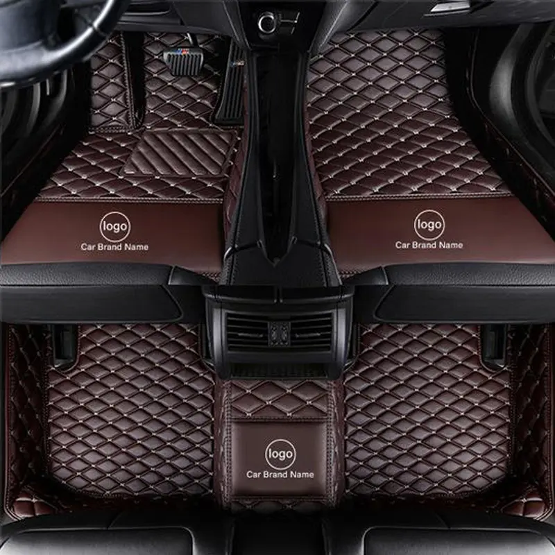 Hochwertige Luxus einzigartige Automatten 5D Full Set Auto Fußmatten für alle Automodelle für Tesla/Mercedes Benz/Hunydai/Mazda/VW/BMW