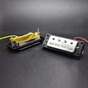 Vente en gros : Micro Humbucker pour Basse à Coque Métallique Scellée, Double Bobine, Quatre Cordes, Faible Bruit, Aimant Alnico, Accessoires <span class=keywords><strong>de</strong></span> Modification pour Basse - Product Image 2