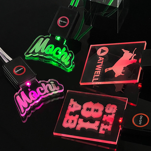 Sincen Football Soccer Fan Zone Bar Viewing Event Wholesale Supplier OEM Factory Custom Branding Led Glow Light Lanyard