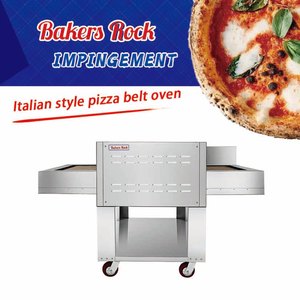 Pao pita USO COMERCIAL transportador eléctrico piedra cinturón horno restaurante 18 pulgadas sabor <span class=keywords><strong>original</strong></span> <span class=keywords><strong>pizza</strong></span> italiano transportador túnel horno - Product Image 2