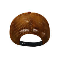 Gorra deportiva de red con logotipo de parche personalizado, gorra de camionero de espuma de 5 paneles con malla ajustable y cuerda, gorra informal de playa al aire libre a la moda