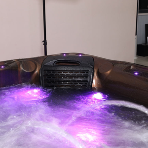 Jacuzzi Acrílico Moderno para Hotel, de Exterior, para Jardín, con Luz LED Subacuática, Portátil, para Masajes, para Hoteles y Baños - Product Image 5