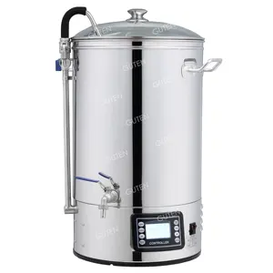 GUTEN EQUIP 30L MASH TUN MICRO BREWERY SYSTEM 304 STAINLESS STEEL WITH BAZZOKA FILTER HOP SPIDER FOR FILTERING/Beer Brewing