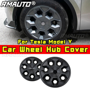 ฝาครอบดุมล้อรถยนต์ ขอบหุ้มป้องกันดุมล้อ สำหรับ Tesla Model Y ชุดแต่งภายนอก อุปกรณ์ตกแต่งรถยนต์ - Product Image 2