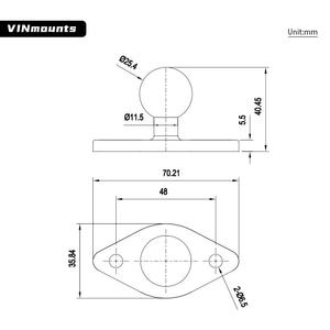 Highly Affordable Luxury Unique Consumer Electronics Outdoor Phone Ball Mount Supplier - Product Image 3
