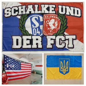 Wholesale 90x150cm Polyester Hanging Custom <b>Flag</b> for Advertising Digital Printing Free Design Portable White Box Packaging - Product Image 2