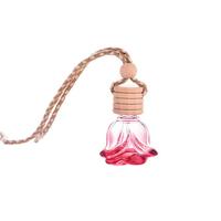 Bouteilles de parfum de voiture suspendues de 8ml, bouteille de diffuseur de parfum de voiture, désodorisant d'air de voiture, bouteille d'huile essentielle en verre, grossiste