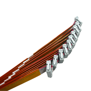 Fabrikdirektverkauf <span class=keywords><strong>2</strong></span>.54 IDC <span class=keywords><strong>2</strong></span>*5P graue Kabelbaugruppe mit Hochtemperaturband UL2651 28AWG 1,27 Pitch-IDC-Kabel - Product Image 5