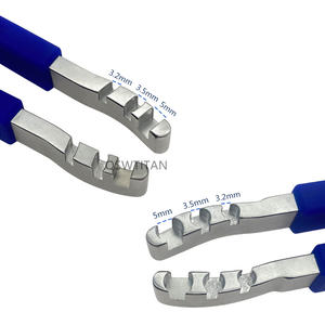 2 יח'\סט עצם לוחיות בנדר שחזור כיפוף מגהצים ידית סיליקון וטרינרי autoclavable אורתופדי - Product Image 6