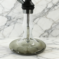 Tuyau d'eau moderne et élégant - Tube métallique & Verre transparent & Acier inoxydable pour les loisirs quotidiens