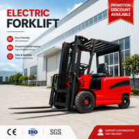 Chariot élévateur électrique assis Hongshan HSE-4WD pour entrepôt, capacité de levage de 1, 2, 3, 4, 5 tonnes, hauteur de levage de 3m, 4m, 5m