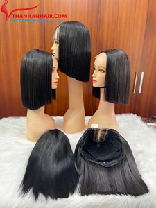 วิกผมบ็อบสั้นสีธรรมชาติเทรนด์สุดฮิตผมมนุษย์ที่มีสไตล์เรียบเนียนดูเป็นธรรมชาติเหมาะสำหรับสวมใส่และสง่างามในชีวิตประจำวัน - Product Image 5