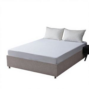 Protège-matelas matelassé tricoté imperméable hypoallergénique à six côtés pour lit Queen Size avec poches profondes - Product Image 1
