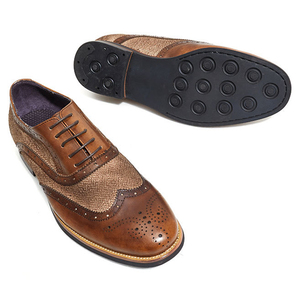 Chaussures en cuir décontractées et élégantes pour hommes, style britannique, version coréenne, faites à la main, avec motif floral brogue - Product Image 4