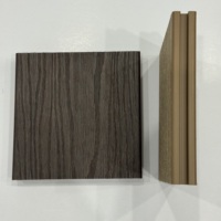 Tarima de WPC de Perfil Coreano, Madera Compuesta Antideslizante, Ecológica, Impermeable, para Piscina, Barbacoa, Jardín, Parque, Techo, Exteriores Públicos