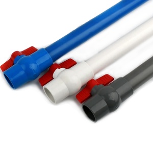 20/25/32/40mm Grey/Blue/White PVC Garden Pipe <b>Switch</b> Ball Valve <b>Adapter</b> Agriculture Water Pipe Fittings Connection Valve - Product Image 5