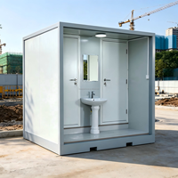 Bagno Pubblico Conveniente - Toilette Portatile Singola a Montaggio Rapido per Siti Esterni come Cantieri, Parchi, ecc.