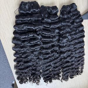 Cheveux birmans bouclés de la meilleure qualité, 100% cheveux humains, cheveux bruts vietnamiens un donneur - Product Image 4