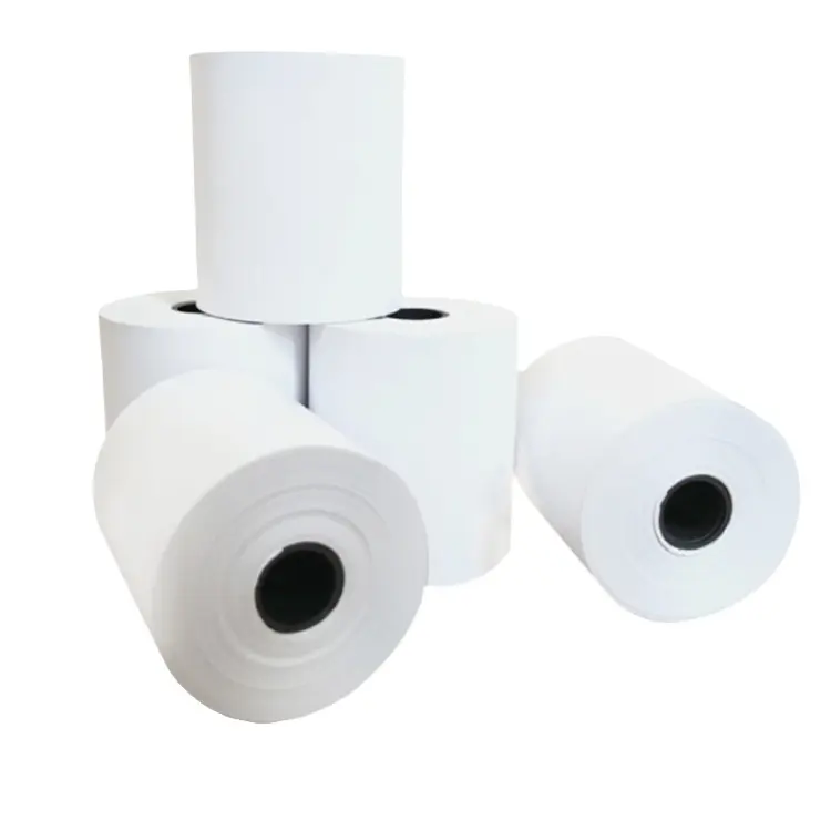 Fabrieksprijs 80X80Mm Kassa Bonpapier Voor Pos/Atm Thermische Papierrol