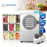 Kleine Mini Laboratorium Vacuüm Vriesdroogapparatuur 7Kg Fruit Vriesdroger
