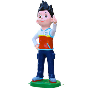 Modèle de Patte Vente Directe Ornements de Personnages de Dessins Animés Modèle en Résine de Fibre de Verre pour Extérieur, Patrouille et Artisanat de Jardin d'Enfants - Product Image 5