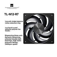 Tout noir Thermalright 120mm PWM PC cas ventilateur haut débit d'air double roulements billes ventilateur refroidissement bureau