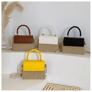 Sacs à main d'été en paille IStapromo avec longue bandoulière, sacs à bandoulière pour femmes - Product Image 2
