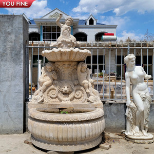 YOUFINE Marmor-Kerub-Wandbrunnen für Klassische Villengärten - Product Image 5