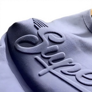 Camiseta FLOWORA de Hombros Caídos con Estampado Gráfico, de Algodón Pesado de Lujo, Estilo Urbano, Holgada y Oversize, Personalizable para Hombre - Product Image 1