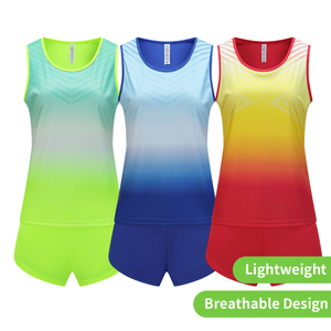 Sublimation Marathon Team Uniform Breathable Sleeveless Running Race Sportswear <b>Set</b> for Clubs Athletic Events Team Competition - Product Image 6